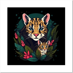 Ocelot Fathers Day Posters and Art